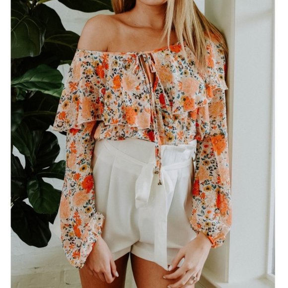 Free People Say It To Me Bodysuit in Ivory Combo - Picture 5 of 11